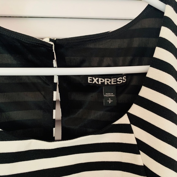 EXPRESS | Striped dress - Picture 2 of 3